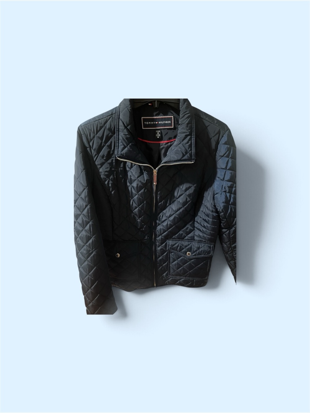 Tommy Hilfiger Women's Quilted Navy blue Puffer Jacket